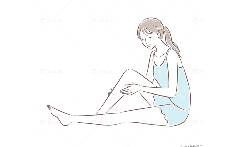 設問イメージ（イラスト・女性）